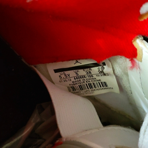 ⚡2X Host Pick⚡Air Jordan 5 Retro GS 'Fire Red' 2013 - Picture 9 of 10
